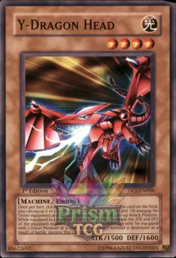 1st Ed Y-Dragon Head DP2-EN006 Yugioh - Image 1