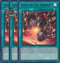 Yugioh! 3x Light of the Branded MP24-EN178 Ultra Rare 1st Ed NM - Image 1