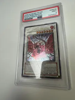 Black Rose Dragon Yugioh 2008 CSOC-EN039 Ultimate Rare 1st Edition PSA 9 - Image 5