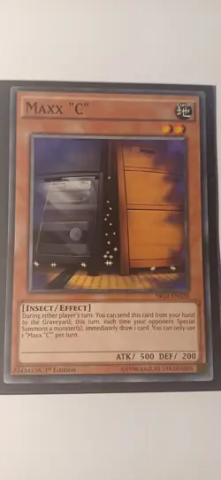 3x) Maxx "C" sr03-en020 1st Edition (NM/VLP) Common Yu-Gi-Oh! Playset - Image 2