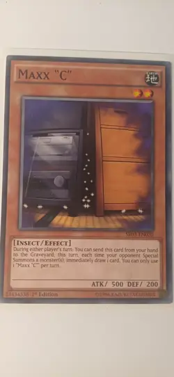 3x) Maxx "C" sr03-en020 1st Edition (NM/VLP) Common Yu-Gi-Oh! Playset - Image 3