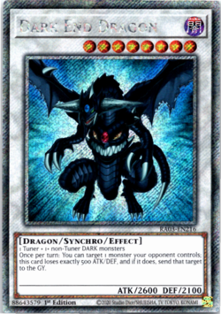 Dark End Dragon - RA03-EN216 - Platinum Secret Rare - 1st Edition - Yugioh - Image 1