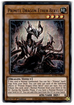 YUGIOH PRIMITE DRAGON ETHER BERYL 1ST EDITION NEAR MINT SUDA-EN015 - Image 1