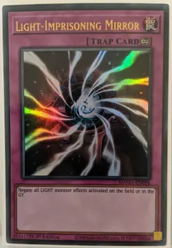 YuGiOh Light-Imprisoning Mirror Ultra Rare 1st Edition MAMA-EN096 - Image 1