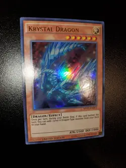 Yugioh Krystal Dragon UR 1st Ed. MVP1-ENSV2 Near Mint - Image 2