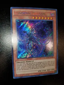 Yugioh Pandemic Dragon SCR 1st Ed. MVP1-ENS06 Near Mint - Image 2