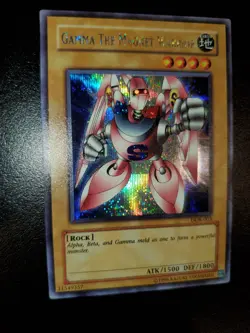 Yugioh 2003 Gamma The Magnet Warrior SCR DOR-003 Near Mint - Image 2