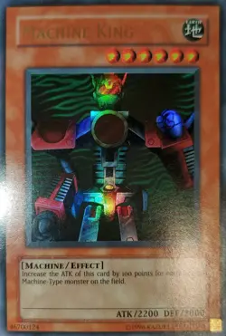 Yugioh 2004 Machine King UR EM1-EN001 Near Mint - Image 1