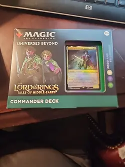 MTG MAGIC THE GATHERING THE LORD OF THE RINGS FOOD AND FELLOWSHIP COMMANDER DECK - Image 1