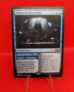 MTG Virtue of Knowledge // Vantress Visions Foil 279 Wilds of Eldraine Magic - Image 1