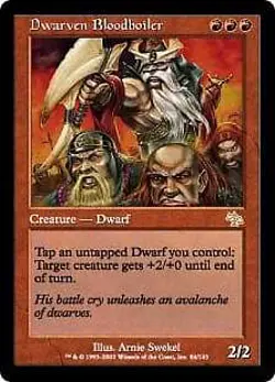 Magic MTG - Dwarven Bloodboiler - Jugement - PLAYED - EN - Image 1