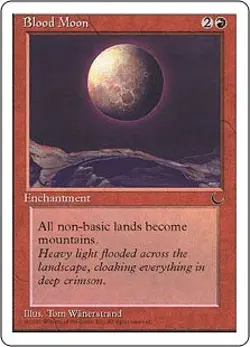 Magic MTG - Blood Moon - Chronicles - PLAYED - EN - Image 1