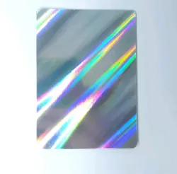 Pokemon Blank Error Water Holo Fller Card Unfinished Print Error Pokemon TCG - Image 1