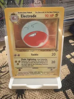 Pokemon TCG: 1999 Jungle Unlimited Electrode 2/64 Holo Rare LP - Image 1