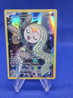 Pokemon XY Promo Meloetta XY120 Black Star Promo Holo LP/MP - Image 1