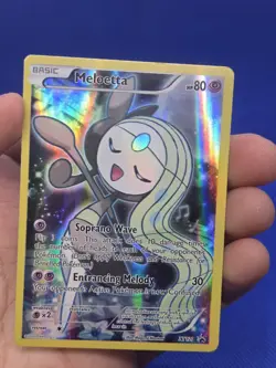 Pokemon XY Promo Meloetta XY120 Black Star Promo Holo LP/MP - Image 2