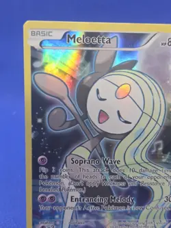 Pokemon XY Promo Meloetta XY120 Black Star Promo Holo LP/MP - Image 3