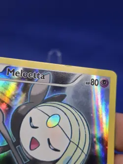 Pokemon XY Promo Meloetta XY120 Black Star Promo Holo LP/MP - Image 4