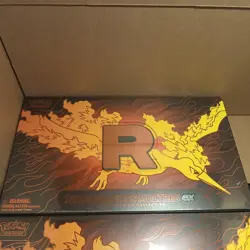 Pokemon TCG Team Rocket’s Moltres EX Ultra Premium Collection (Sealed & In Hand) - Image 2