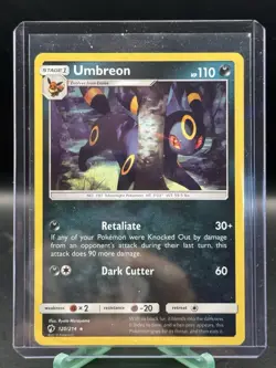 Umbreon 120/214 SM Lost Thunder Normal Rare Pokemon TCG NM - Image 1