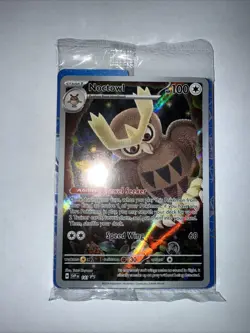 Pokemon TCG Noctowl #141 Sealed, Stellar Crown Promo Card, NM Condition - Image 1