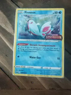 Pokemon TCG SWSH240 - Finneon - SEALED - Lost Origin - Stamped Promo Deck - Image 1