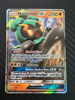 Pokemon TCG Marshadow GX SM Black Star Promo SM59 Promo NM - Image 1