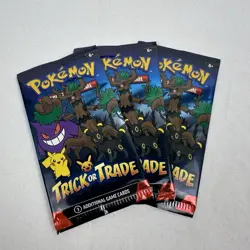 Pokemon TCG 2024 Trick or Trade Booster Packs [Lot of 3] - Image 1