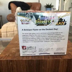 Pokemon Sword & Shield Darkness Ablaze Booster Box Sealed - Image 2