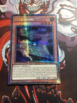 Retaliating "C" MP25-EN027 Starlight Rare 1st Ed Yugioh! NM - Image 1