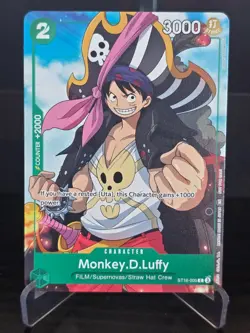 One Piece Card Game - Monkey.D.Luffy (Welcome Pack Vol. 2) ST16-005 C - NM - Image 1