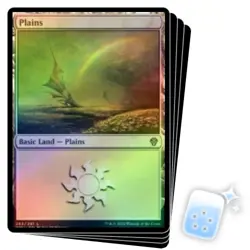 FOIL PLAINS (263) X4 Dominaria United DMU Magic MTG MINT CARD - Image 1