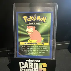 Canadian Kellogg’s Cereal Promo Game Tip Card #79 Slowpoke NM - Image 1