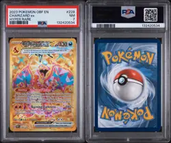 Charizard Ex 228/197 - Hyper Rare Gold Obsidian Flames Pokemon Card PSA 7 - Image 1
