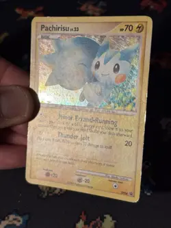 Pokemon Cards Pachirisu DP04 Holo Black Star Promo - (HP) HOLO BLEED - Image 3