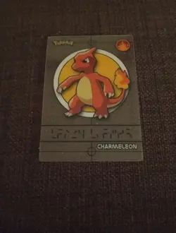 Charmeleon Pokemon Magic Message Cards Merlin Stickers - Image 1