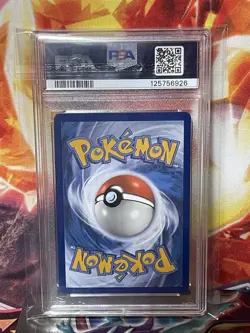 2022 POKEMON SWSH #230 RADIANT EEVEE POKEMON GO PREMIUM COLLECTION PSA 8 CARD - Image 2