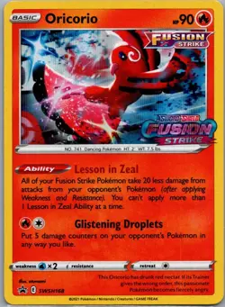 Oricorio - (Prerelease) Promo SWSH: Sword & Shield Promo Cards SWSH168 NM - Image 1