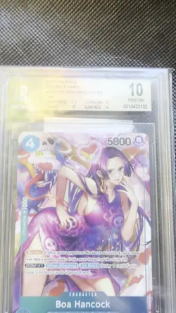 OP01-078 Boa Hancock SR Japanese - BGS 10 Pristine One Piece Card - Image 2