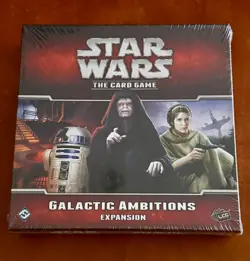 STAR WARS THE CARD GAME GALACTIC AMBITIONS EXPANSION LCG FFG 2016 - NEW SEALED - Image 1