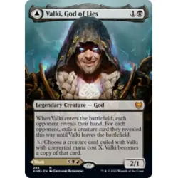 Valki, God Of Lies (borderless) M/NM Magic: The Gathering MTG Kaldheim - Image 1