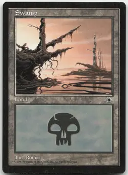 Swamp (Hanging Moss) Land Portal MP MTG - Image 1