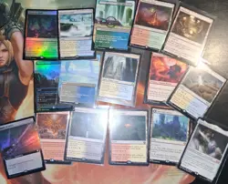 MTG Random Land And Other Useful Lot - Image 1