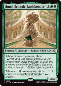MTG Bumi, Eclectic Earthbender English TLE - Image 1
