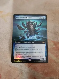Hullbreaker Horror Extended Art Foil Innistrad Crimson Vow MTG LP - Image 1
