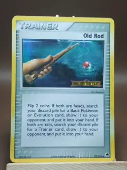 Old Rod - 78/101 - EX - Stamped Reverse Holo - EX: Dragon Frontiers - Pokemon - Image 1