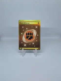 258/198 FIGHTING ENERGY | GOLD HYPER RARE | SCARLET & VIOLET SVI POKEMON CARD - Image 1