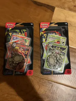 Pokemon TCG Phantasmal Flames Checklane Blisters X2 - Image 1