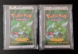 Pokemon 1st Edition Jungle Booster - Scyther - 2 Packs - Sealed - Box Fresh - Image 1