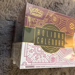 Pokemon TCG 2025 Holiday Advent Calendar Box NEW 8 Promo 6 Booster 7 Fun Pack + - Image 2